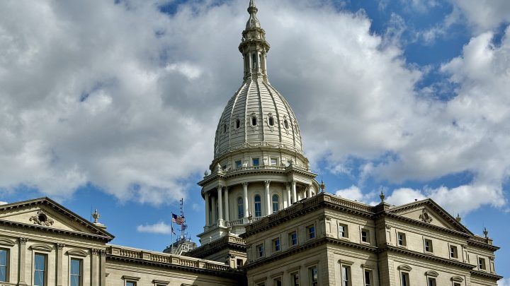 Dome of the Michigan State Capitol in Lansing