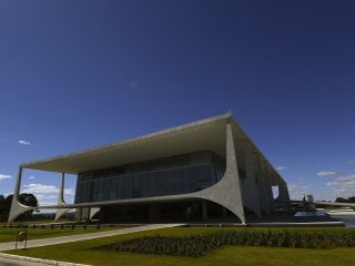 Palácio do Planalto, the Brazilian presidential office, in Brasília