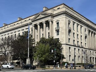 The Robert F. Kennedy Department of Justice Building in Washington (file photo)