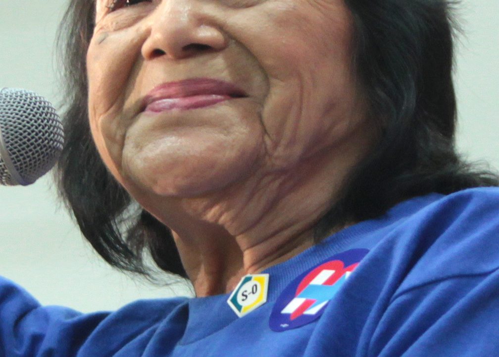 Dolores Huerta, co-founder of the United Farm Workers (file photo)