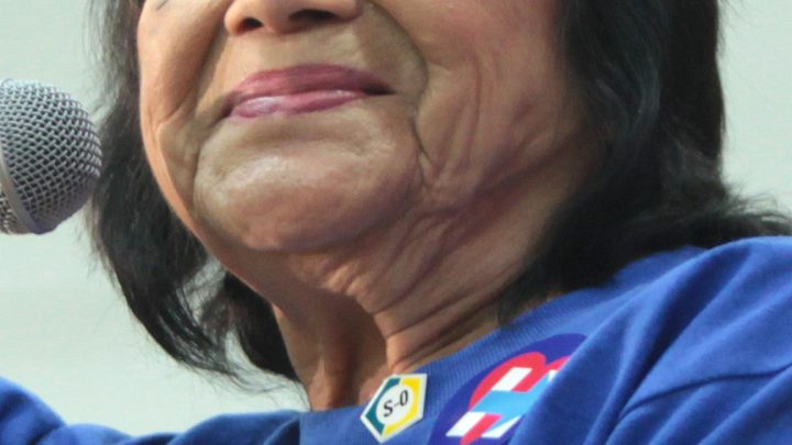 Dolores Huerta, co-founder of the United Farm Workers (file photo)