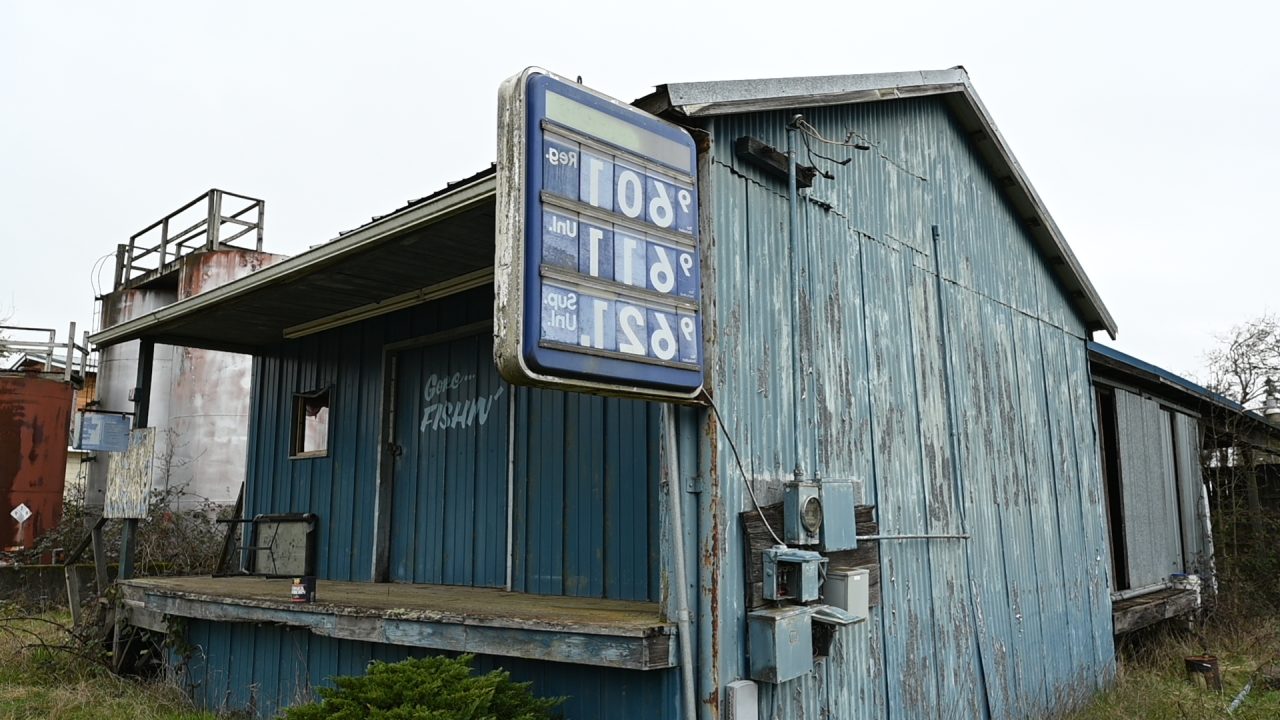 A gas station sign displaying fuel prices (file photo)