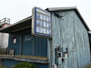 A gas station sign displaying fuel prices (file photo)