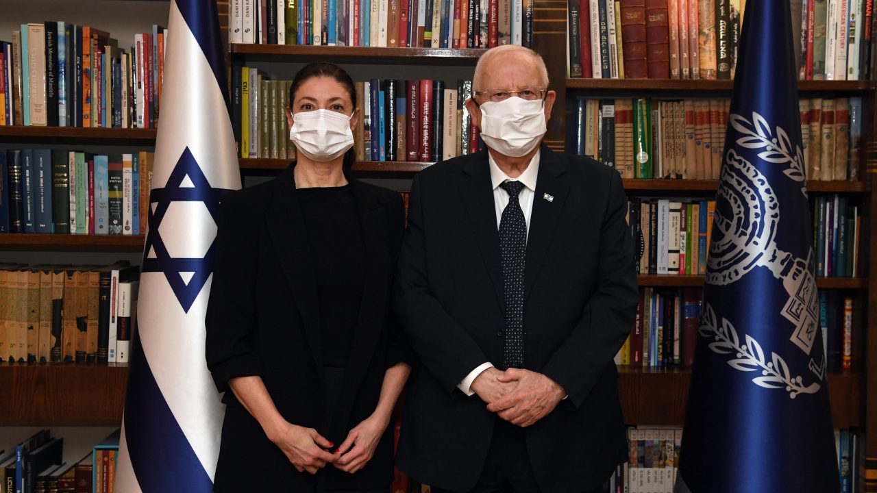 Reuven Rivlin met with the chairmans of parties in Israel to hear their recommendation, May 2021 (GPOZAC 7802).jpg